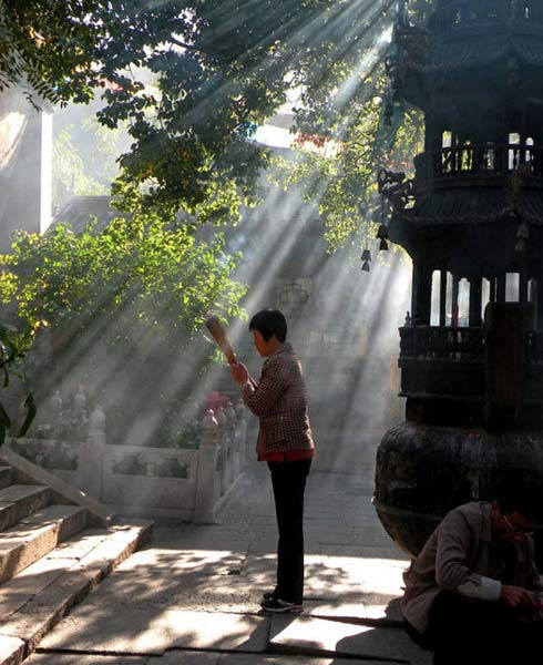 Náboženství je nedílnou součástí celé oblasti Wutai